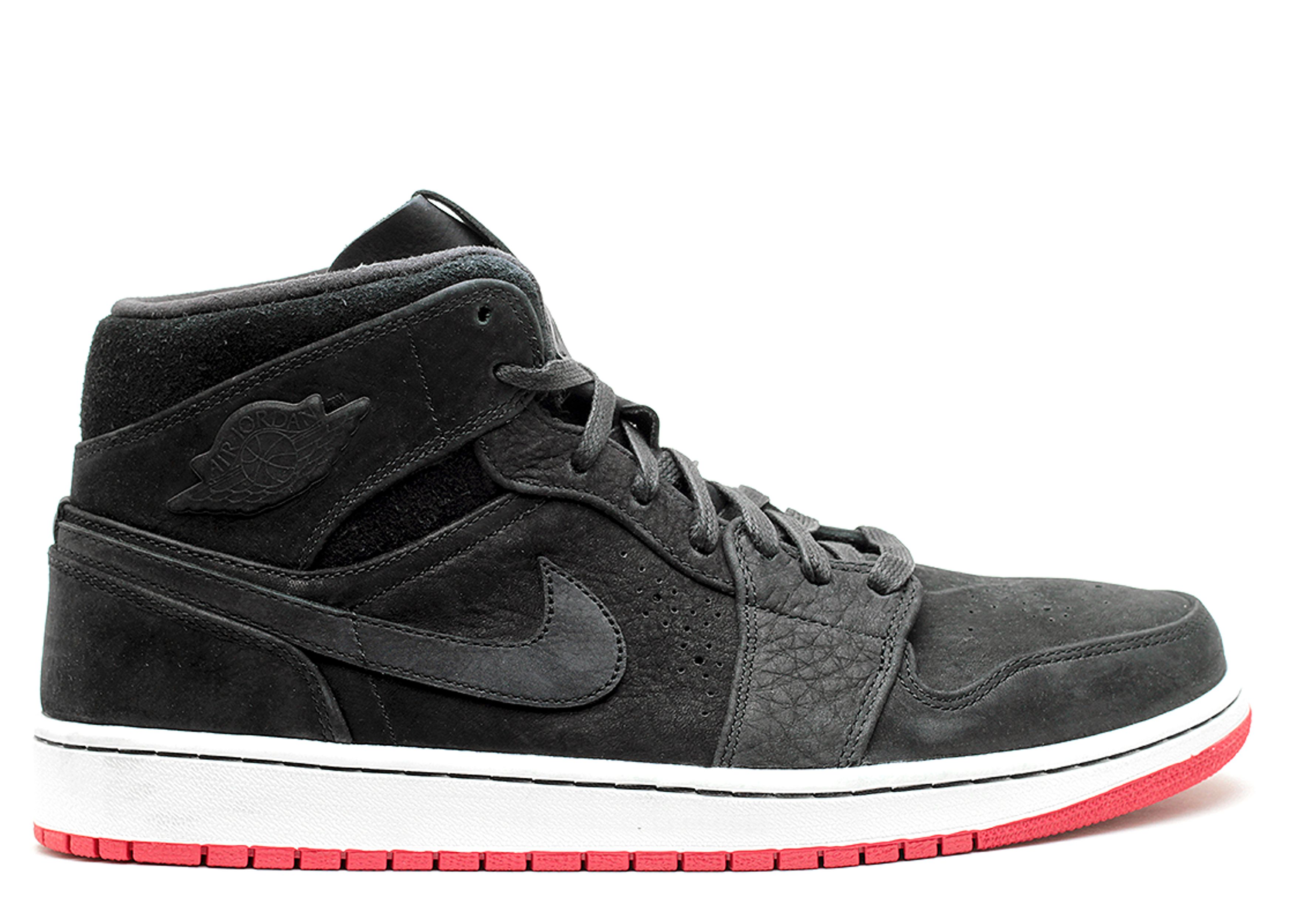 Air Jordan 1 Mid Nouveau ‘Black Red’