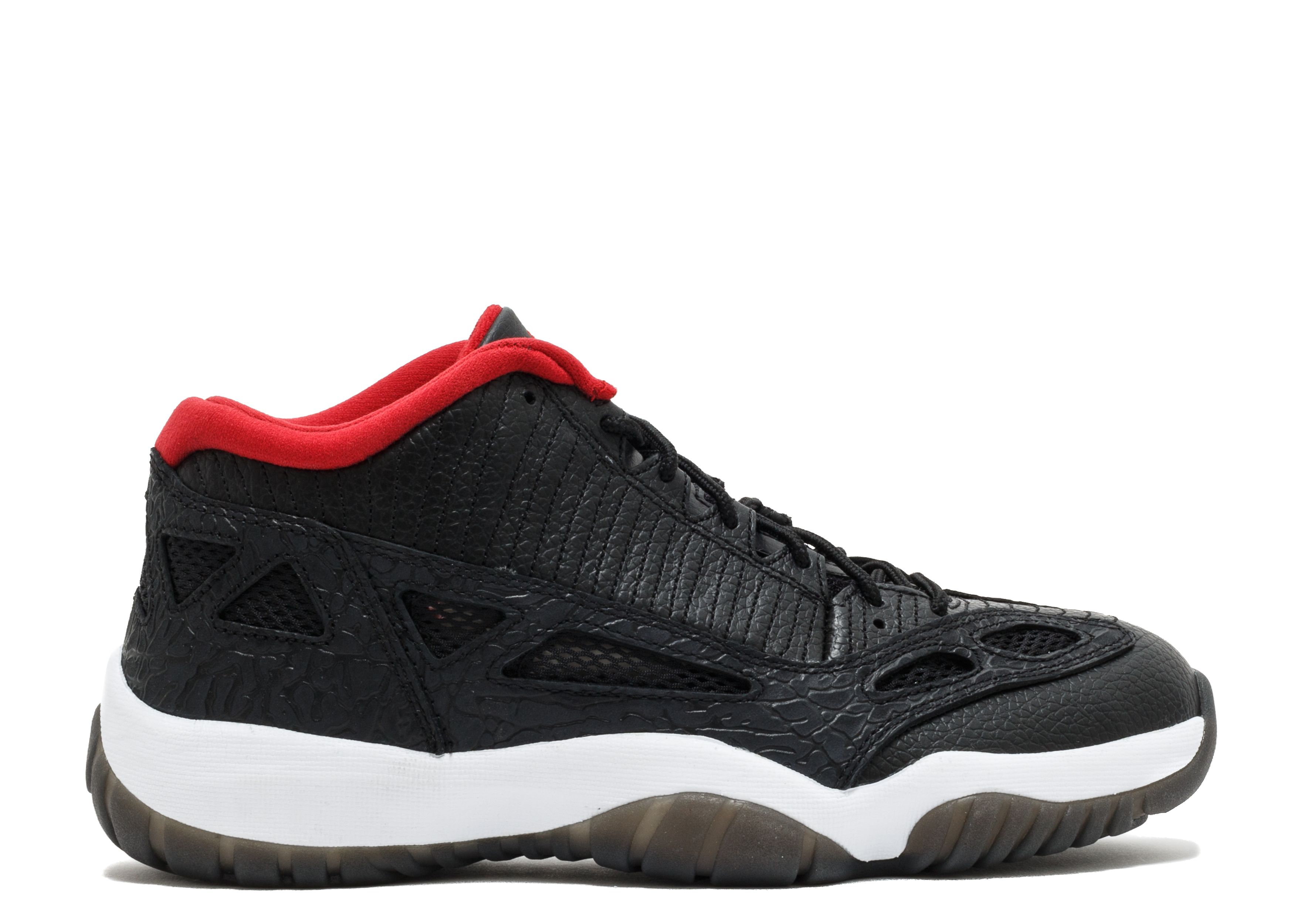 Air Jordan 11 Retro Low IE ‘Black Charcoal Red’ 2011