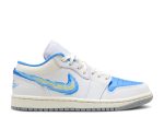 Wmns Air Jordan 1 Low SE ‘Just Skate – University Blue’