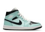 Wmns Air Jordan 1 Mid ‘Aqua Black’