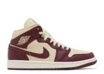 Wmns Air Jordan 1 Mid SE ‘Split – Beach Cherrywood’